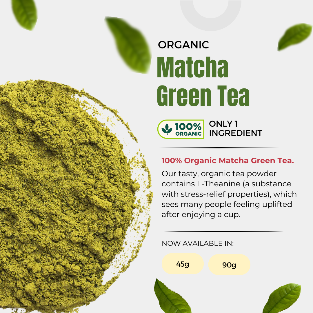 Bondi Pure Green - Organic Matcha Green Tea Ingredients