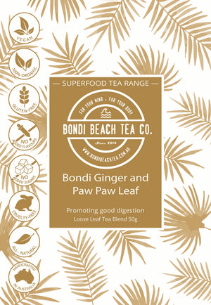 Bondi Organic Ginger and Paw Paw/Papaya Leaf Tea