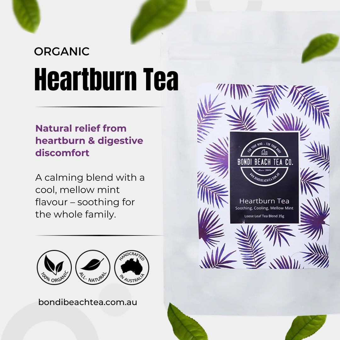 Bondi Heartburn Tea - Soothing Reflux Relief Benefits